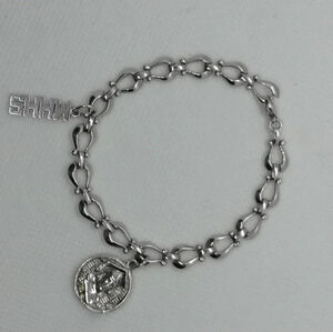 ⛓️ SHHW "The Virgin Mary" Silver Charm Bracelet